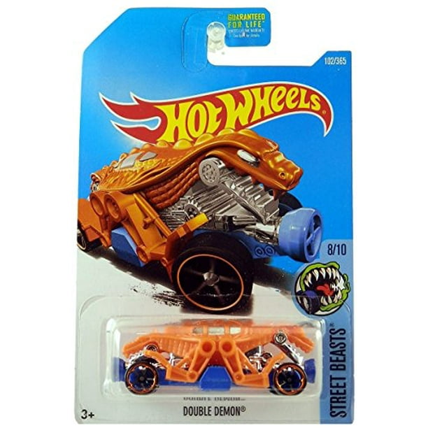 Hot Wheels 2017 #102/365 double démon orange Street Beasts